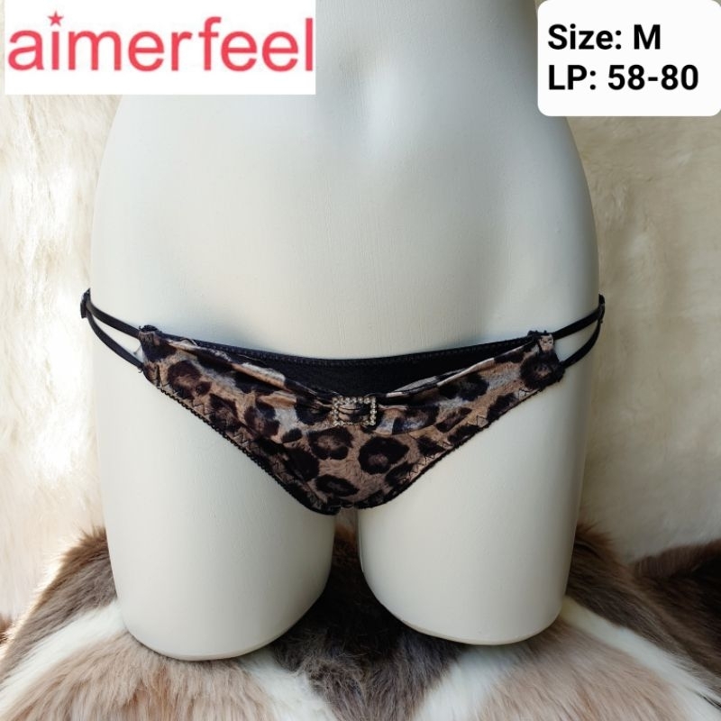 AIMER FEEL Panties Le0pard Pretty Sexy