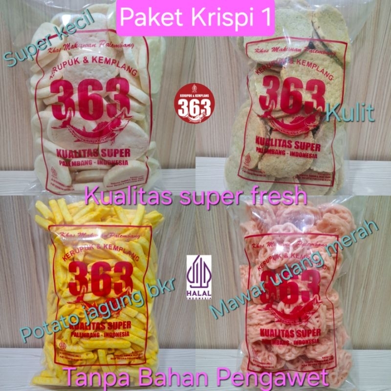 

PAKET KRISPI 1 Kerupuk Kemplang 363 Kualitas Asli Ikan Super Fresh Halal