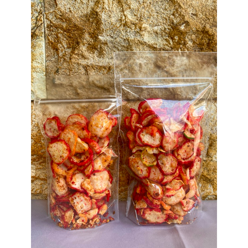 

Kerupuk seblak pedas panjar