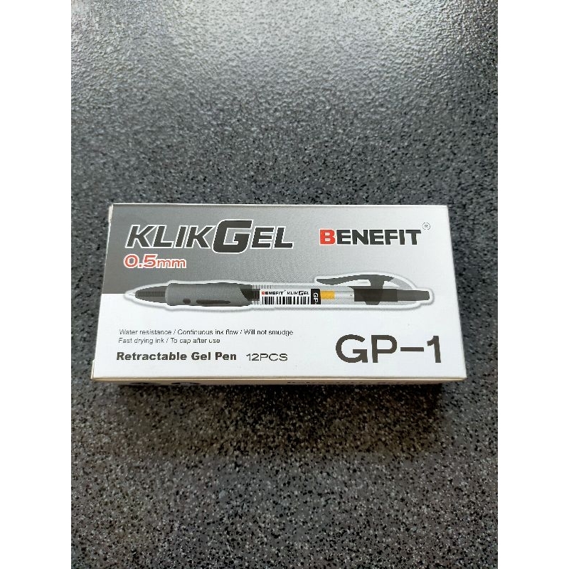 

BENEFIT KLIK GEL 0.5MM PEN JEL GP-1 GEL PEN retractable