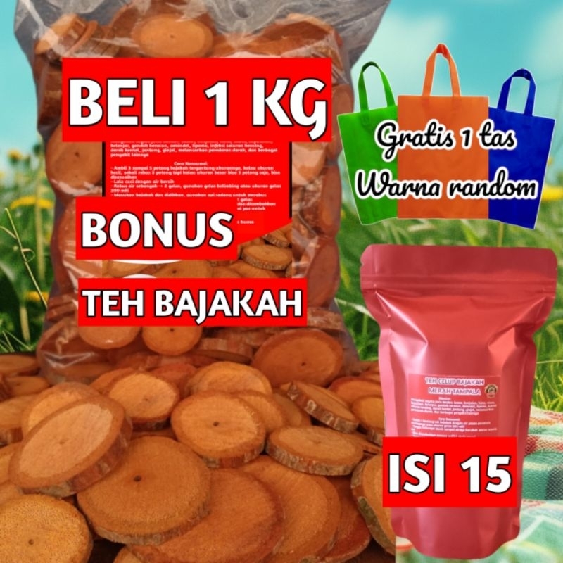 

1 Kg Akar Kayu Bajakah Tampala merah Siap Rebus Obat Tumor Dan Kanker 100% Original Asli Kalimantan Bonus 1 Bungkus Teh Bajakah