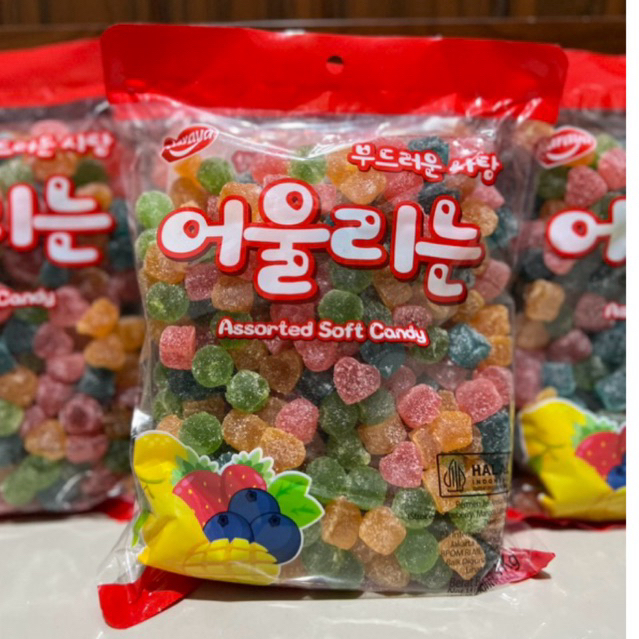 

NARAYA JELLY FRUIT MIX 1 KG / PERMEN JELLY BUAH HALAL