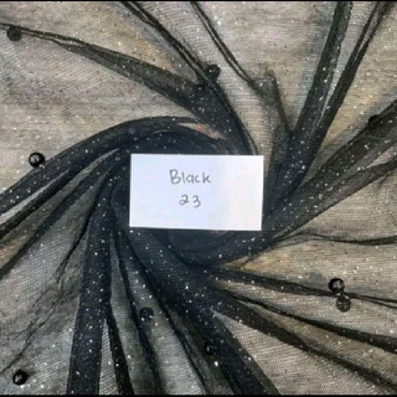 Tille Mutiara Glitter/Tulle Soft Pearl/Tulle Halus Polos glitter/Tulle Polos Premium