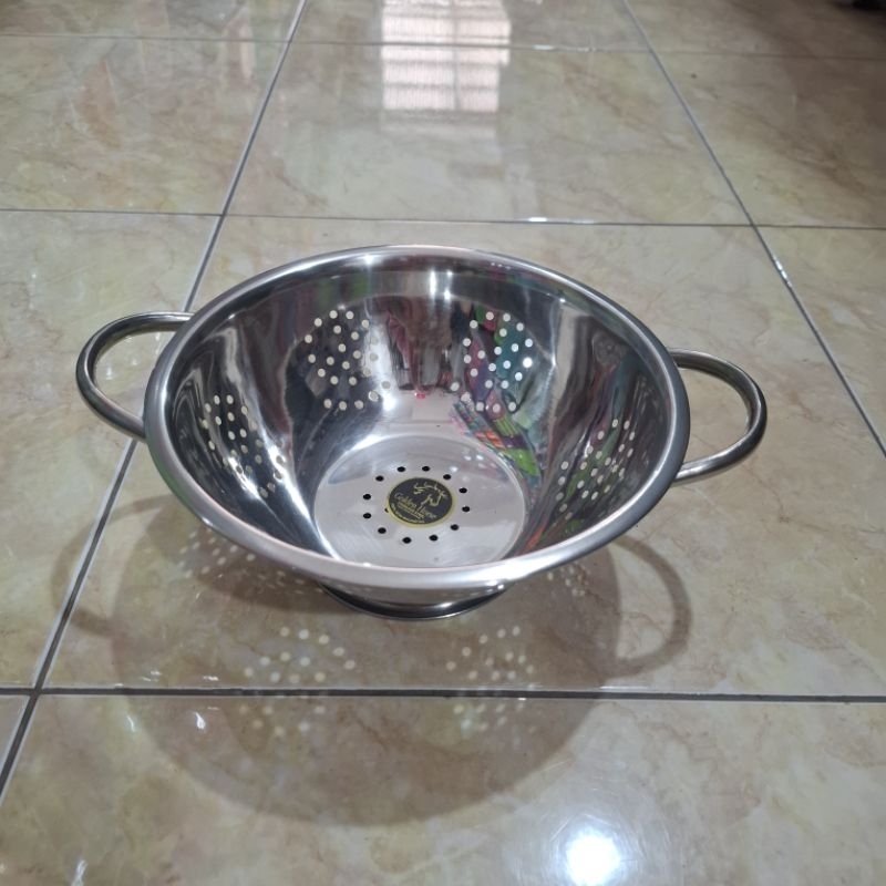 Sangku nasi tanpa tutup/Bakul nasi stainless/Tempat nasi Golden horse