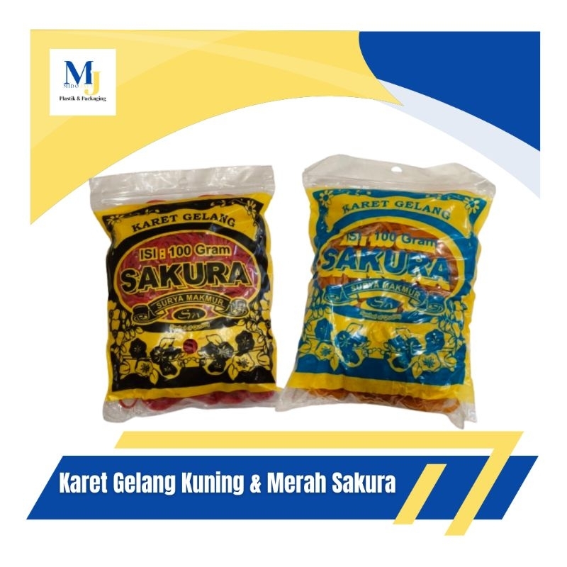 

karet Gelang Sakura Merah/Kuning