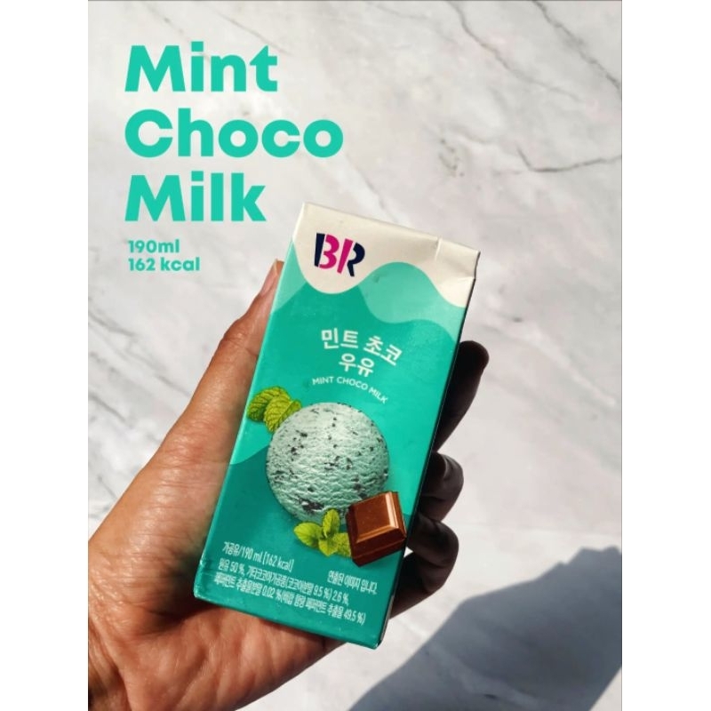 [READY STOCK] Baskin Robbins Milk - Mint Choco