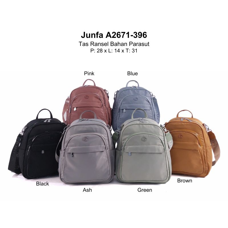 Tas ransel wanita junfa mode A2671 terbaru