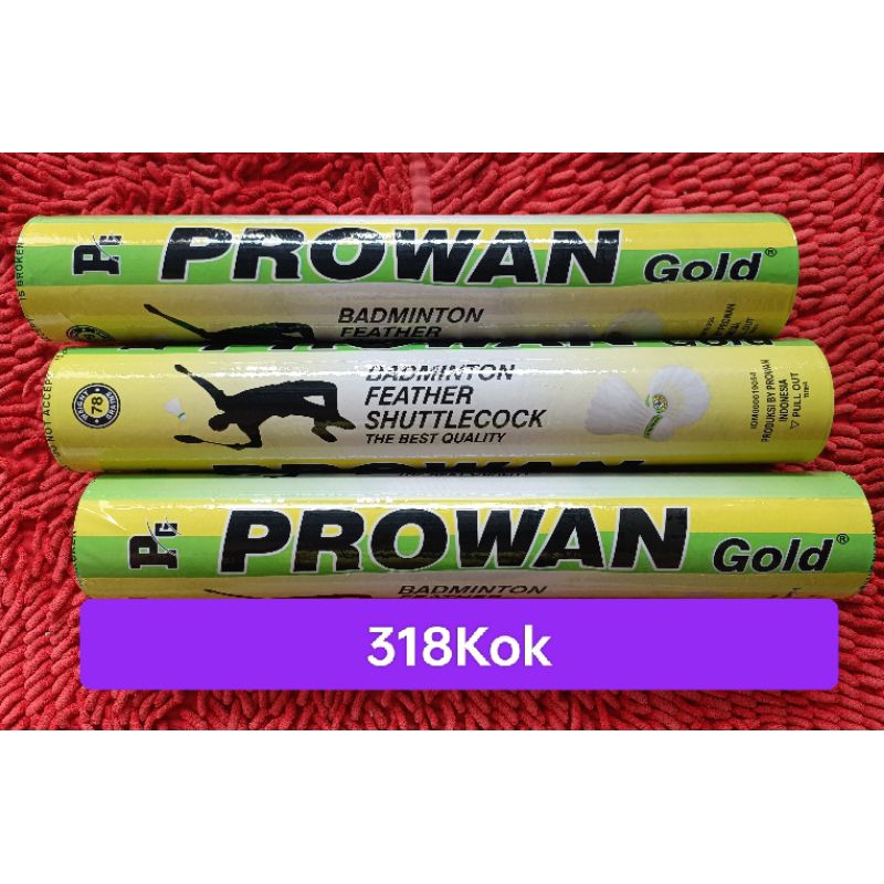 Shuttlecock KOk Badminton Prowan Gold