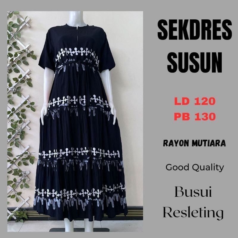 SEKDRESS SUSUN // DASTER RAYON MUTIARA