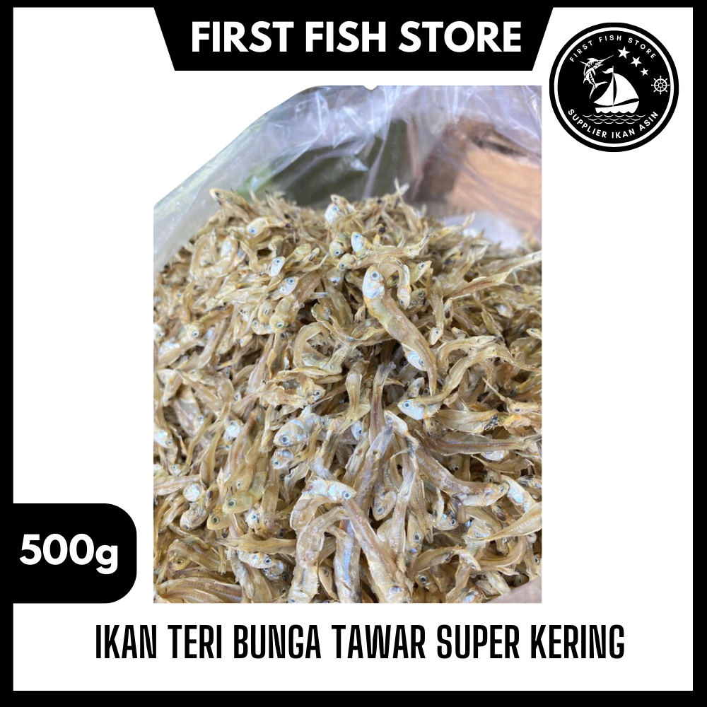 

Ikan Teri Bunga Tawar 500 Gram - Renyah & Berkualitas