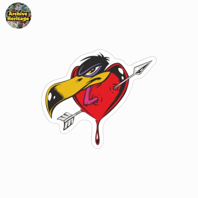 

sticker band The Offspring Vultures punk rock stiker