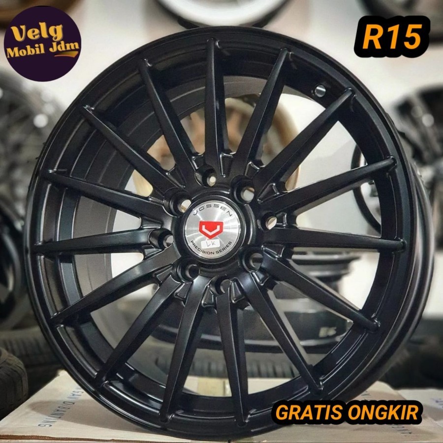 velg mobil ring 15 VOSSEN LEBAR 6,5 ET 40 velg racing 15 ignis freed jazz yaris city mobilio brio