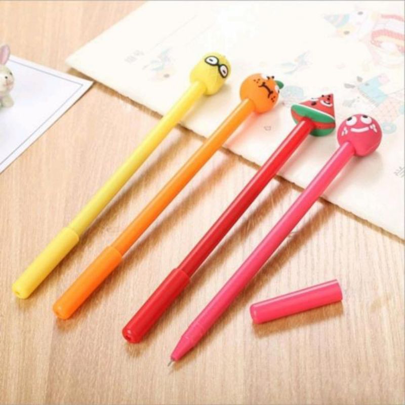 

PULPEN BALLPOINT PENA MOTIF BUAH BUAHAN MINI UNIK LUCU