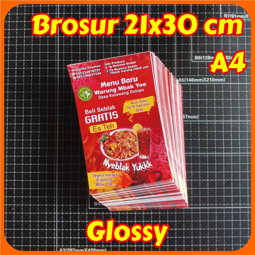 

Cetak Brosur Murah Gratis Desain Ukuran 21x30 cm A4