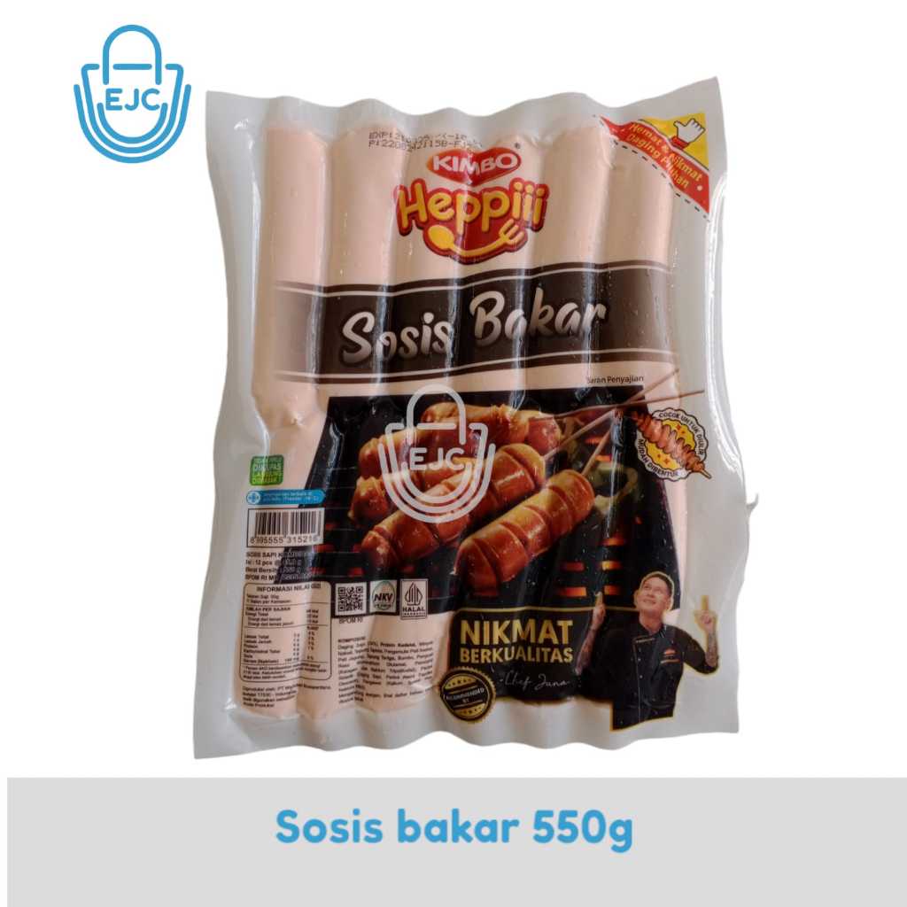 

SOSIS BAKAR KIMBO HAPPIII SOSBAK KIMBO 550GR 12PCS