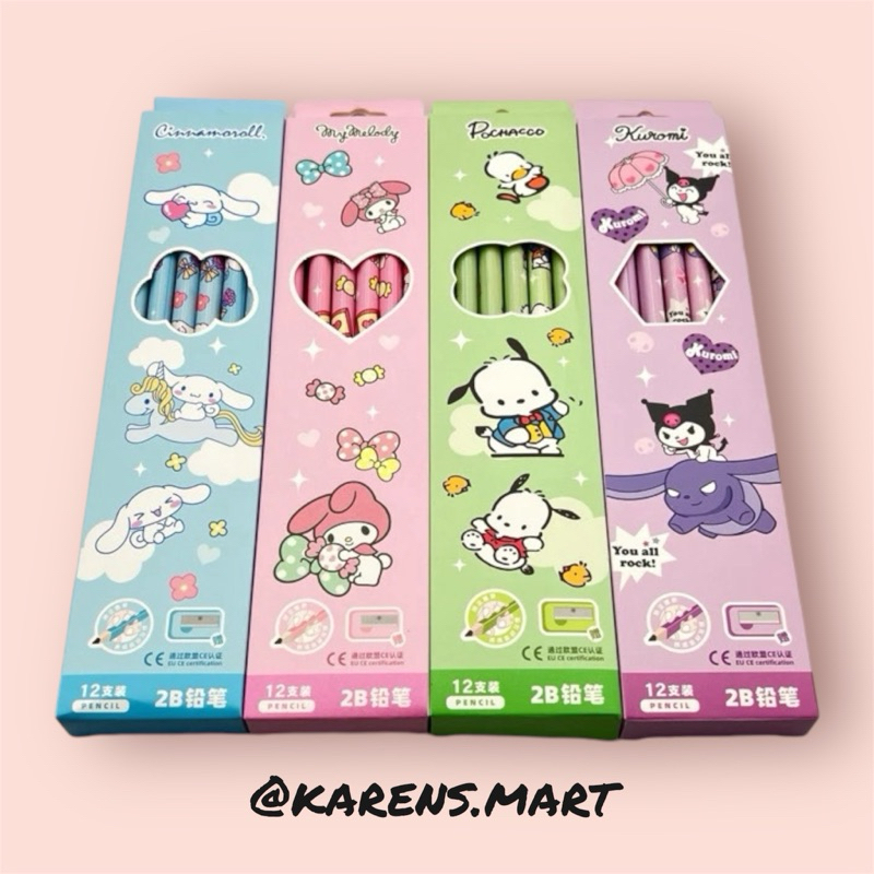 

(Bisa COD) Pensil Sanrio 1 Pack