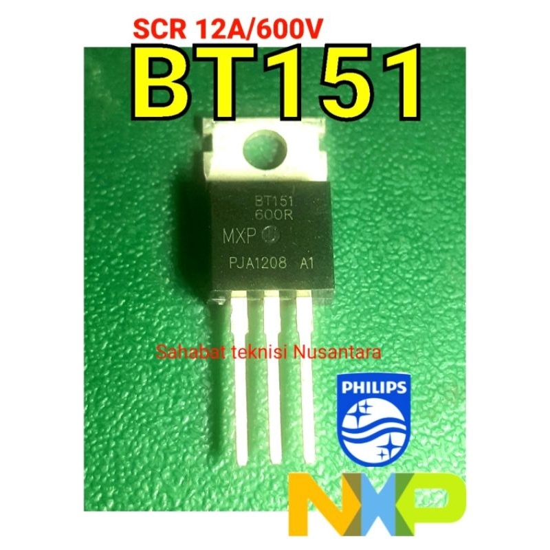 @3pcs SCR BT151 Thyristors BT151 12A/600V Original NXP Philips