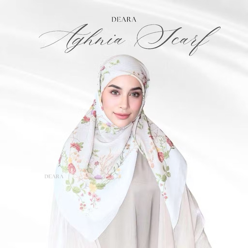 Aghnia Pattern Scarf by Deara.ind