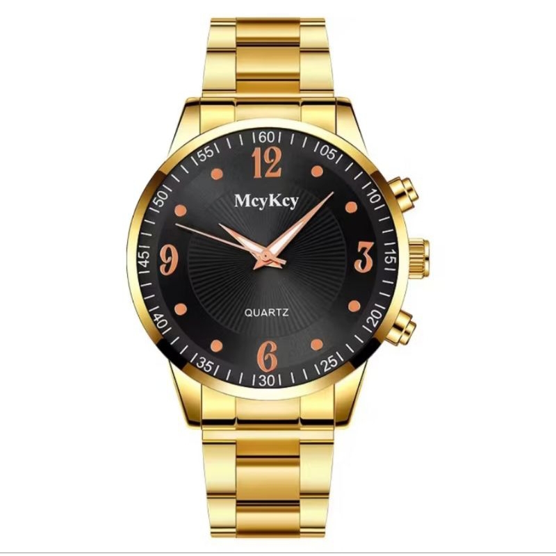 JAM TANGAN PRIA // JAM TANGAN PRIA FASHION // JAM TANGAN PRIA RANTAI GOLD STAINLESS STEEL