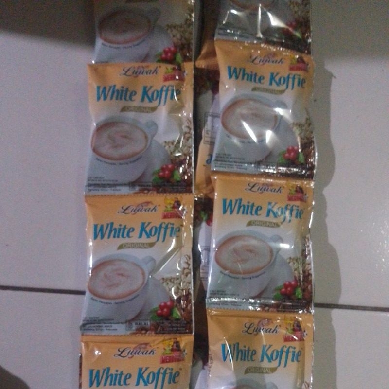 

luwak white koffie 20 gram, 1renceng -3 renceng