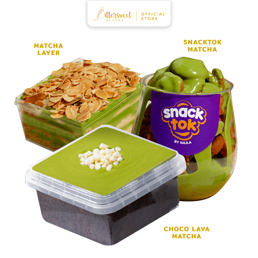 

[ SPESIAL ] All Varian Matcha ( Lava + Snacktok + Layer )