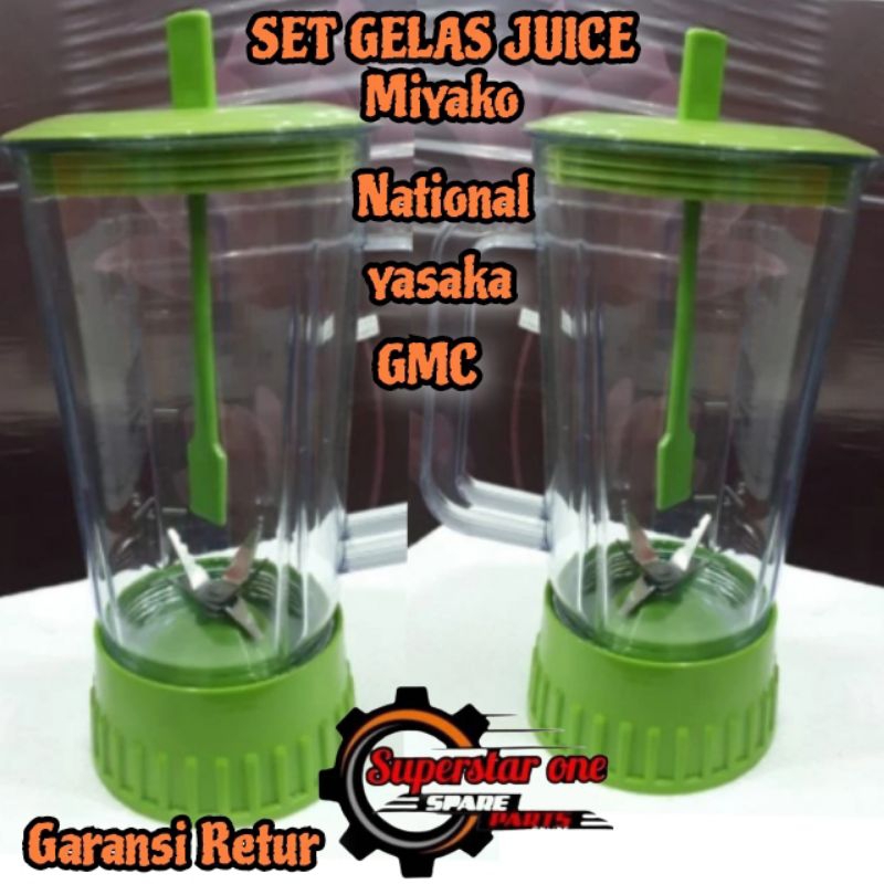 Gelas jus blender miyako/gelas set blender miyako/NATIONAL