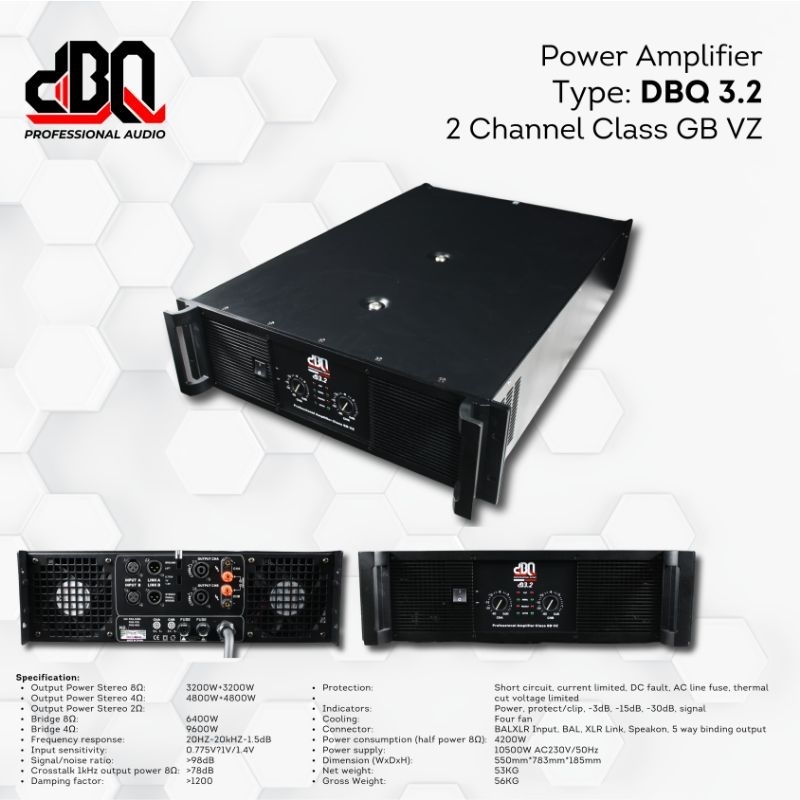 Power Amplifier dBQ 3.2 Class GB VZ