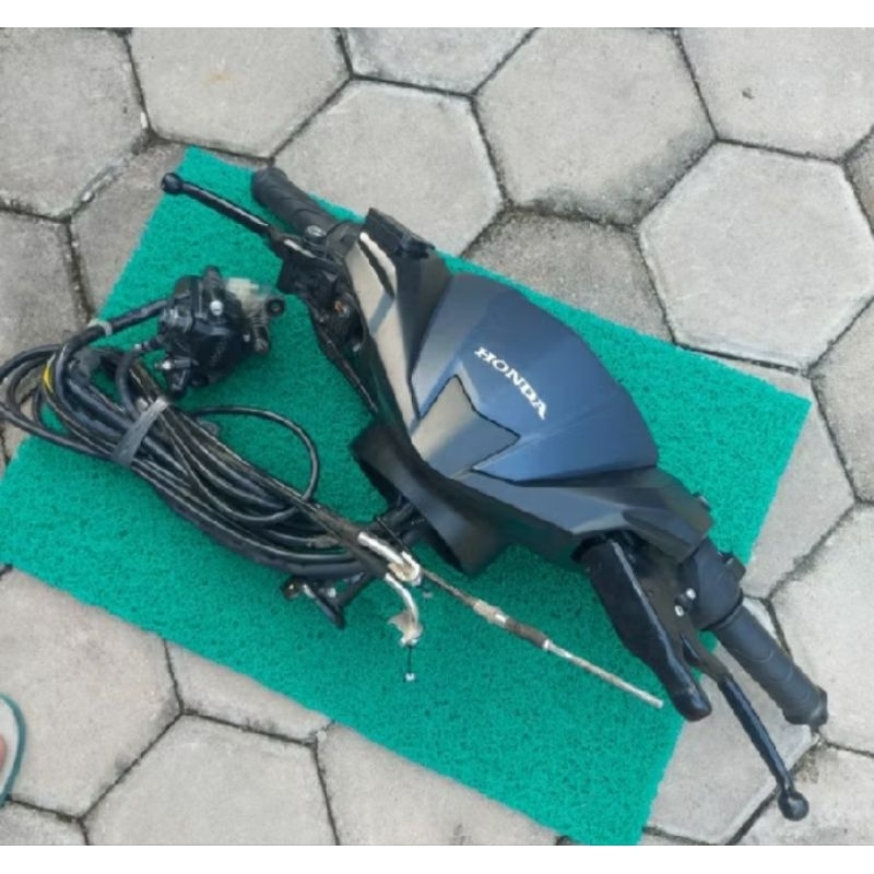 stang stir fulset pengereman original second Honda Vario 125 new K2V 2023 stang fulset Vario 125 new