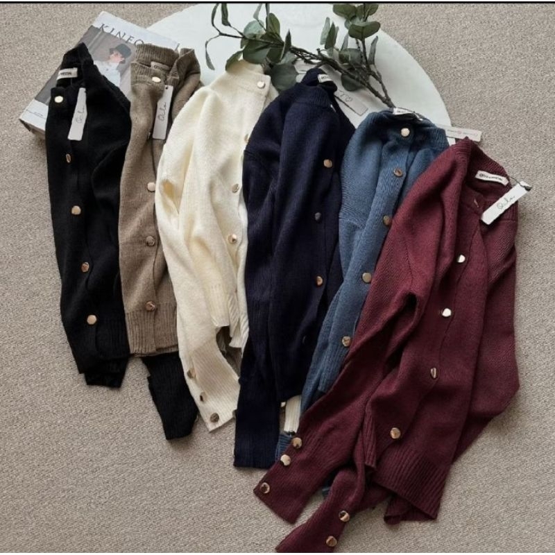 Cardigan Wanita | Cardigan Rajut | OCLO.OFFICIAL Bandung Valmiki Cardi Knitwear | OOTD | Casual Kore
