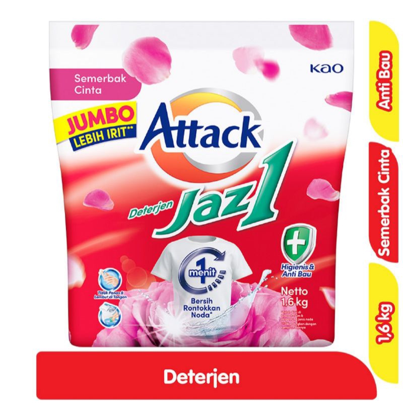 Deterjen Jazz Attack/Deterjen bubuk/Deterjen Murah/Deterjen laundry