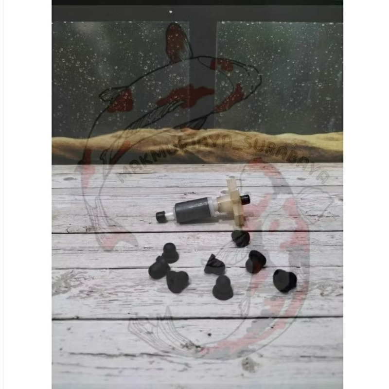Karet Stopper Dop Tutup AS Magnet Kipas Rotor Pompa Aquarium PH 104 105 5200 6000