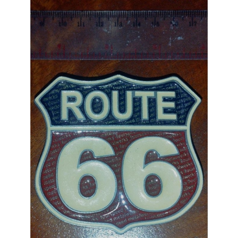 Kepala Gesper/Ikat Pinggang/Belt Buckle - FOURSPEED METALWERKS SYMBOL Series - ROUTE 66