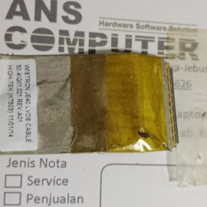 Flexible kabel lvds Acer 4750 4752 4752g 4755 4743 4743Z 4741 4741G  4352 kode JE40-HR original