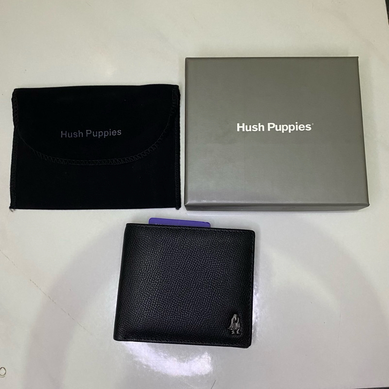 Hush puppies dan Obermain Dompet pria Wallet mens Kulit sapi asli teknologi RFID Original 100%