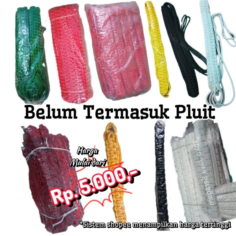 Tali Kur Koor Komando Pramuka Siaga Penggalang Penegak Pembina SD SMP SMA Hijau Merah Kuning