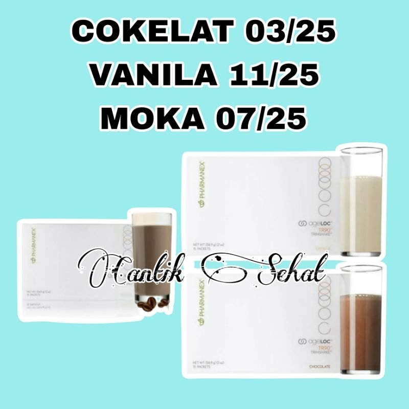 

susu protein trim shakee tr 90 1 BOX 15 SACHET