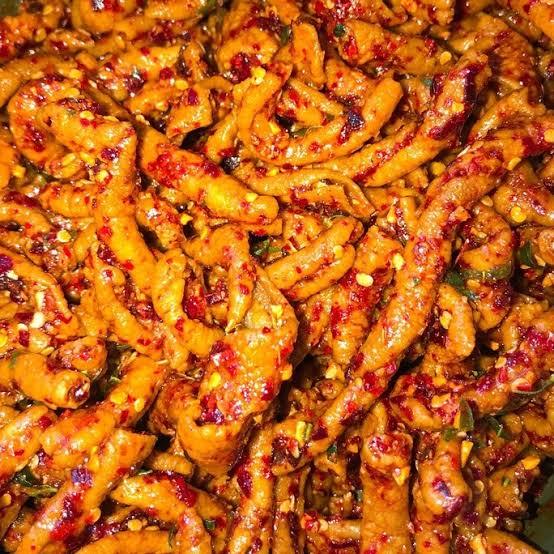 

Keripik Usus Crispy Pedas Daun Jeruk 1/2kg