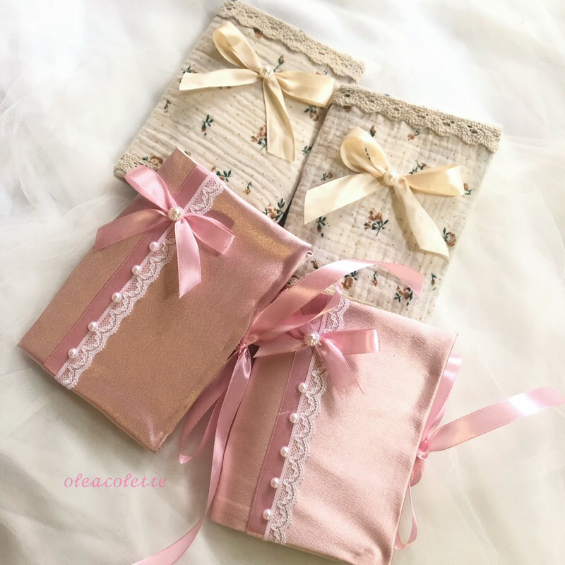 

Notebook aesthetics | coquette design | coquette journal | fabrics notes