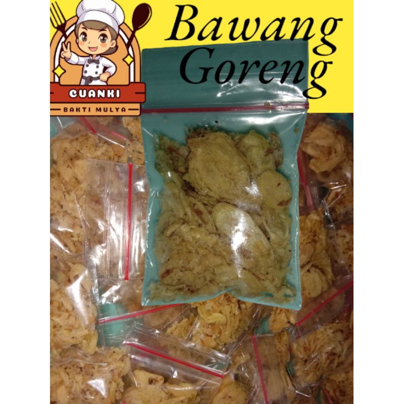 

Bawang goreng renyah 500/pcs