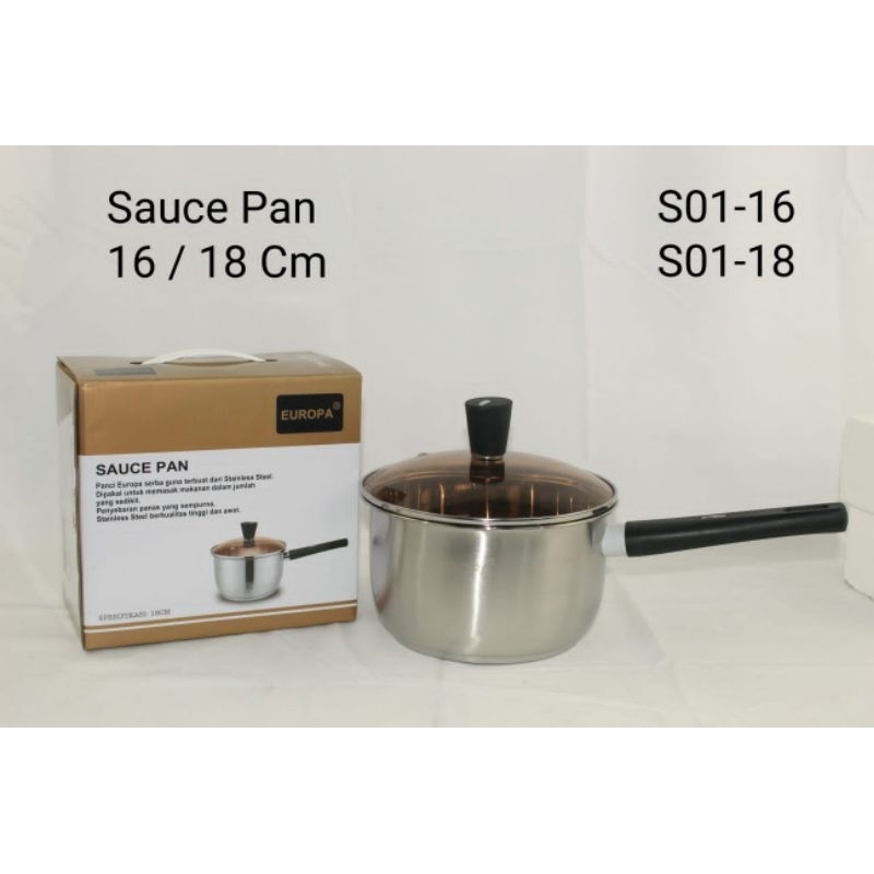 Europa sauce pan stainless steel tahan karat
