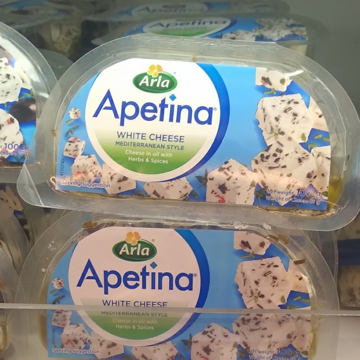 

Arla Apetina White Cheese Mediterranean Style With Herbs And Spices Keju Putih Dengan Rempah Herbal