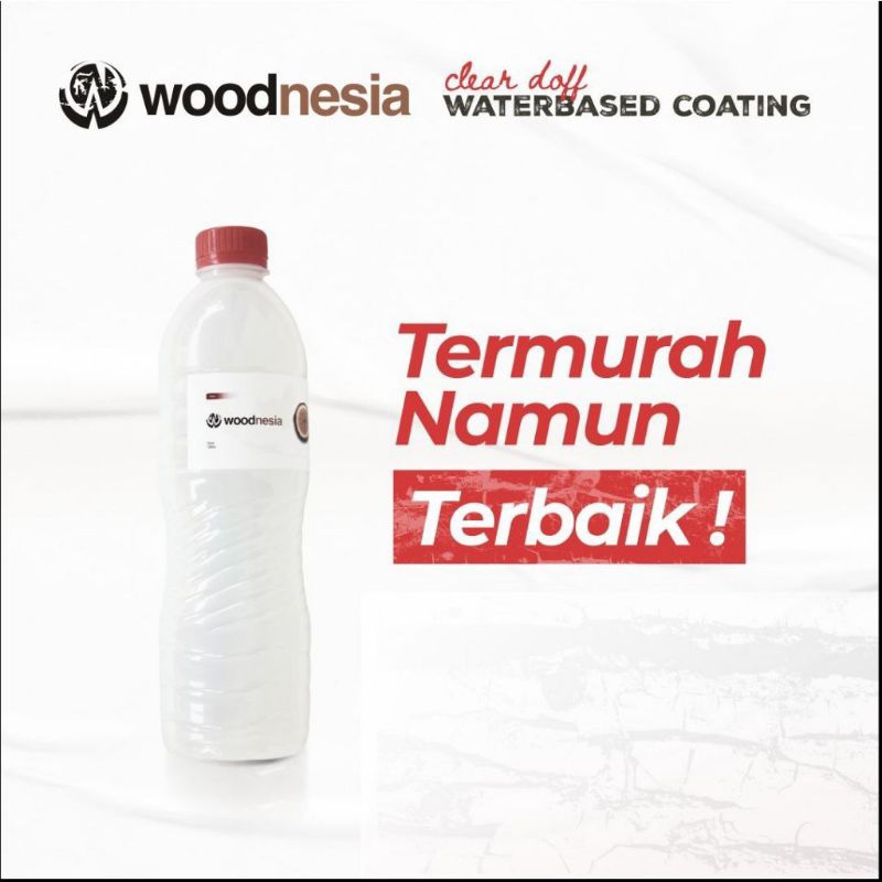 CLEAR DOFF 500ml | Cat Pernis Kayu Woodnesia TopCoating Finishing