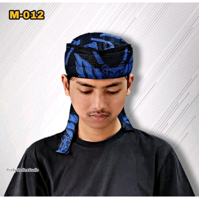 iket batik baduy model imamah ikat aa sunda peci batik ikat terbaru