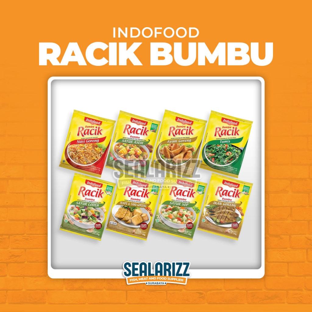 

Racik Bumbu Indofood / Racik Bumbu / Bumbu Racik / Indofood / Jual Bumbu Racik / Surabaya