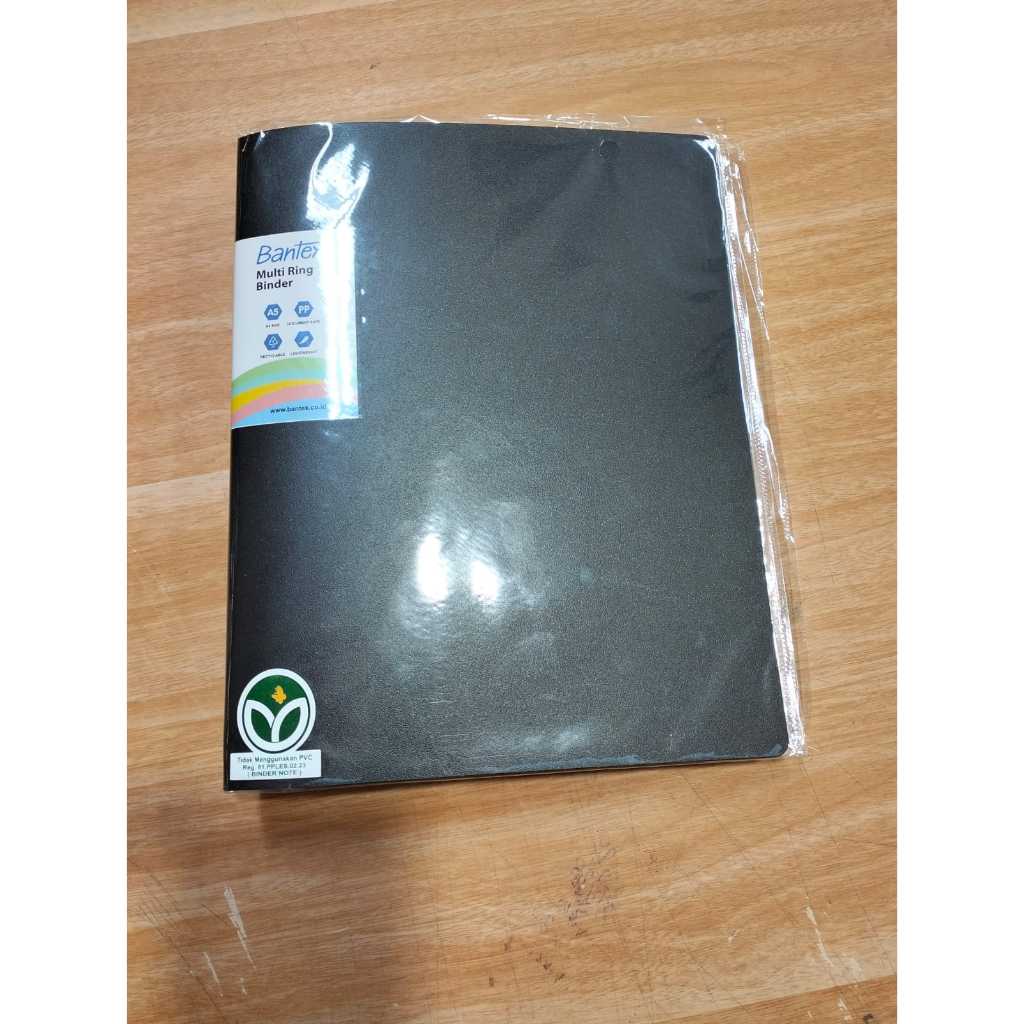 

Gramedia - BANTEX TRENDY A5 BINDER 20 3524 10 BLACK CRD