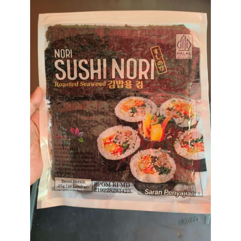 

sushi Nori isi 10 lembar