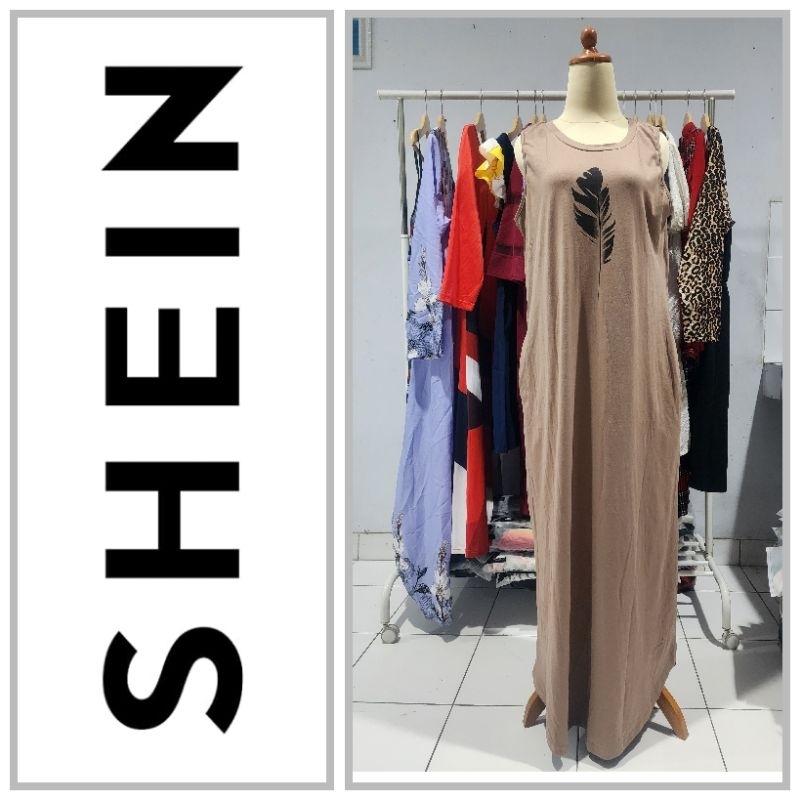 HOME DRESS / LONG DRESS SHEIN CURVE/PLUS SIZE/BIG SIZE/ LD 110-120cm