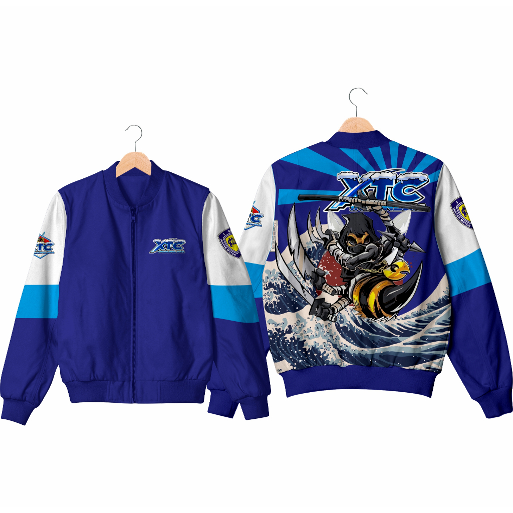 Jaket Bomber XTC INDONESIA Waterproof FULL PRINTING Jaket xtc creativity