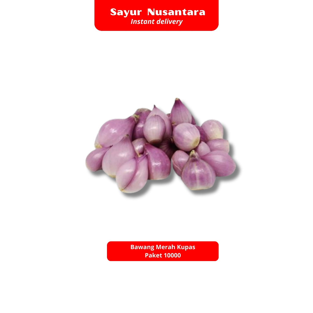 

Bawang Merah Kupas Paket 10000 - Sayur Nusantara
