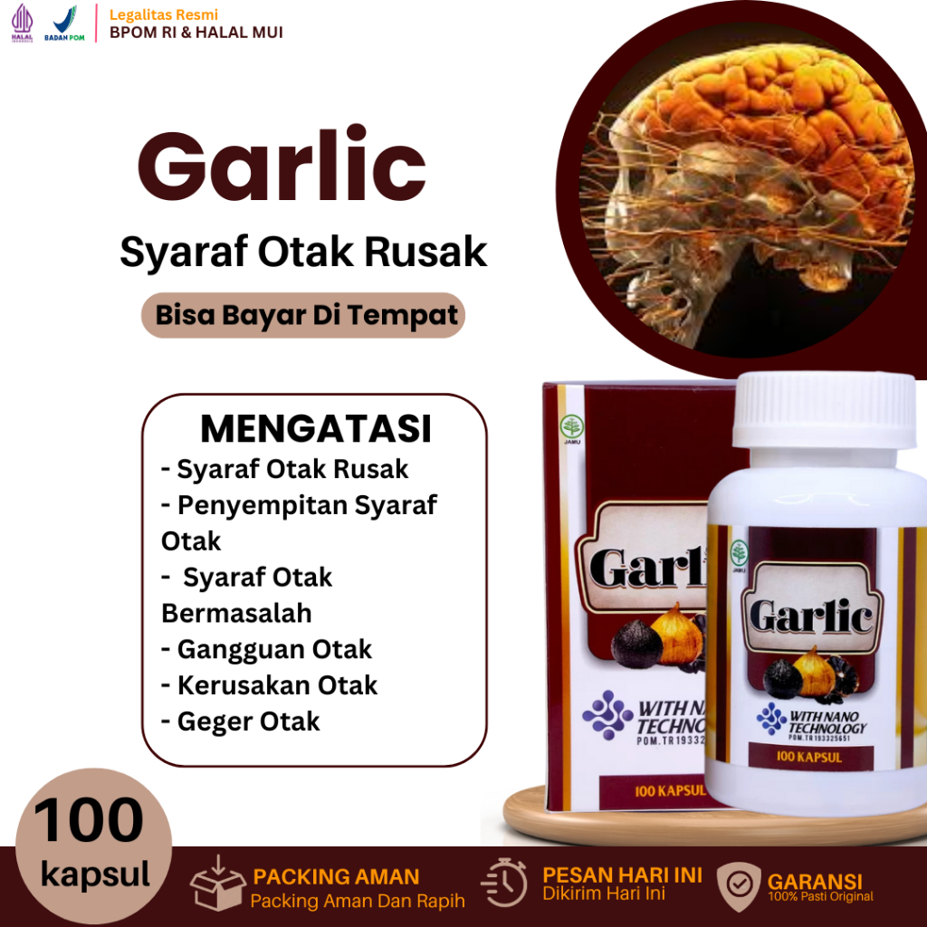 Obat Untuk Syaraf Otak Rusak, Gangguan Otak, Kerusakan Otak, Penyempitan Syaraf Otak, Syaraf Otak Be
